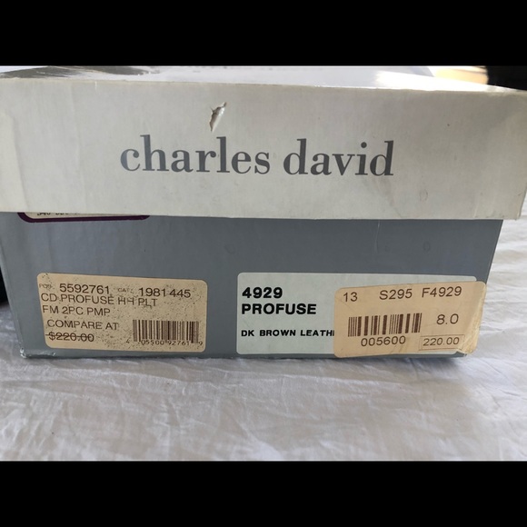 Charles David “Profuse” Dark Brown Heels - Picture 3 of 10